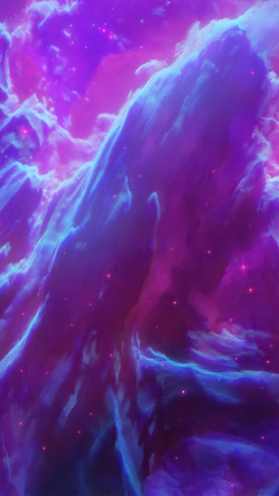 Sci Fi Nebula, Space, Purple, 720x1280