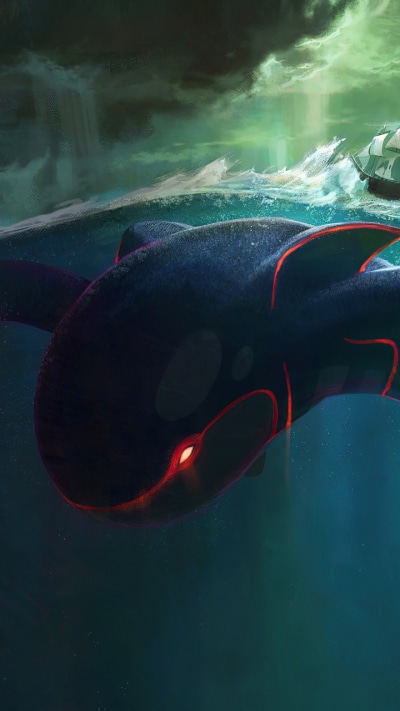 Anime Pokémon, Kyogre (Pokémon), 720x1280