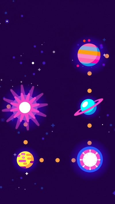 Sci Fi Planets, Space, Minimalist, Planet, Pac-Man, 720x1280
