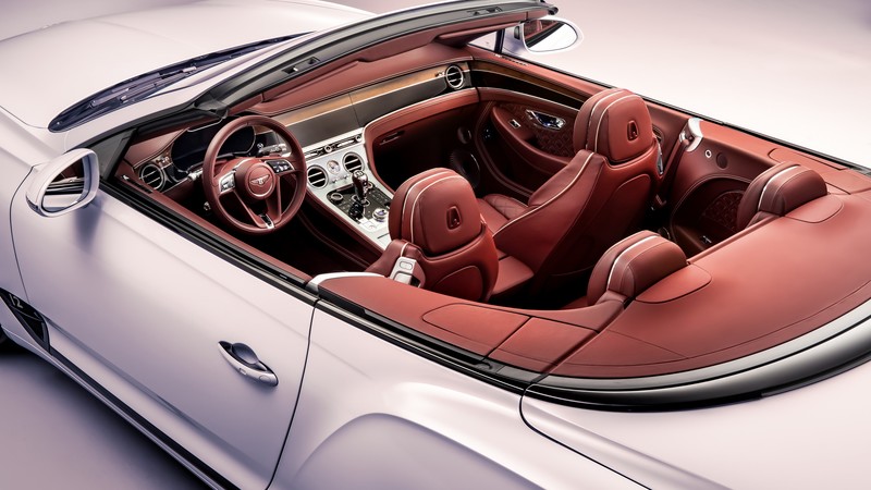 Bentley Continental GT Convertible, interior, 2019 Cars, 4K