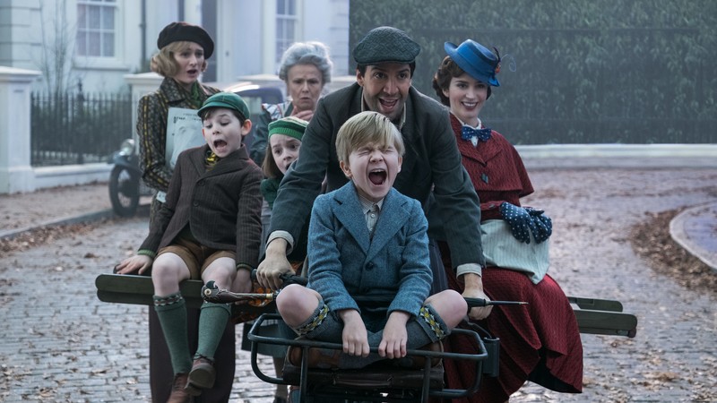 Mary Poppins Returns, Emily Blunt, Lin-Manuel Miranda, Ben Whishaw, 4K