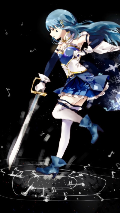 Anime Puella Magi Madoka Magica, Sayaka Miki, 720x1280