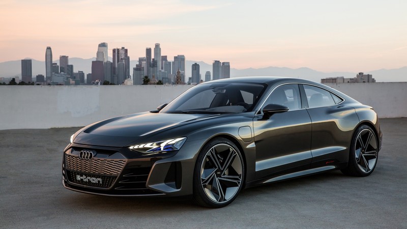 Audi e-tron GT, electric cars, 4K