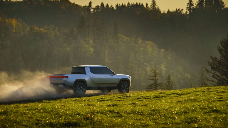Rivian R1T, SUV, electric cars, 4K