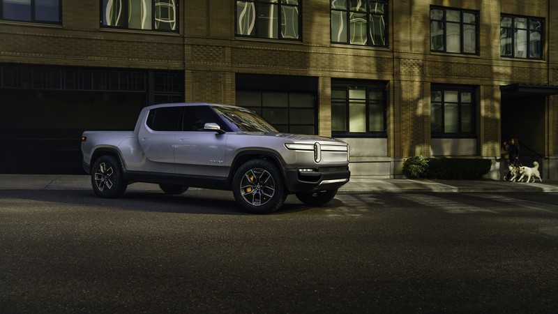 Rivian R1T, SUV, electric cars, 4K