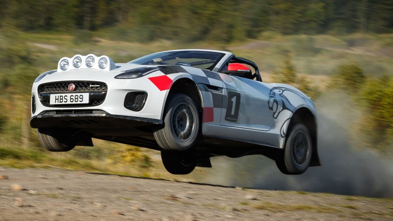Jaguar F-Type Rally Car, 2018 Cars, 4K