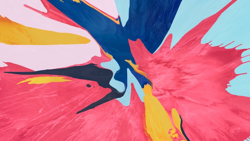 abstract, colorful, iPad Pro 2018, 4K
