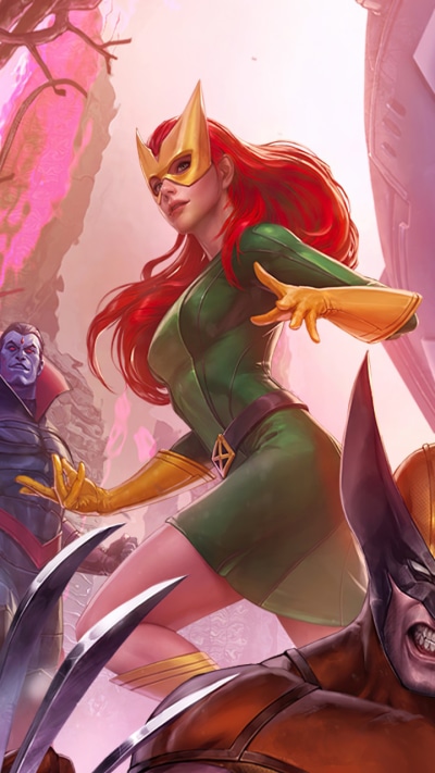 Video Game Marvel: Future Fight, Mutant, Mister Sinister, Red Hair, Jean Grey, Marvel Girl, 720x1280