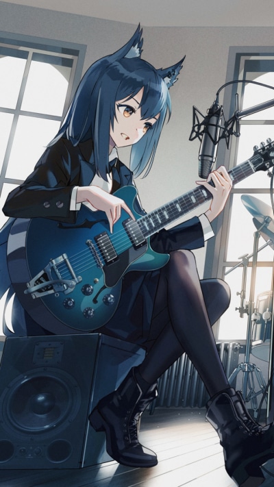 Video Game Arknights, Texas (Arknights), 720x1280