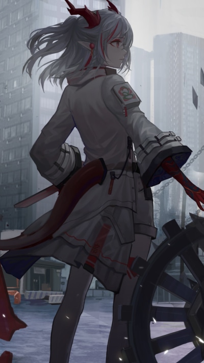 Video Game Arknights, Nian (Arknights), 720x1280