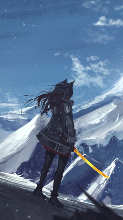 Video Game Arknights, Texas (Arknights), 720x1280
