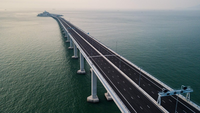 Hong Kong-Zhuhai-Macau Bridge, China, 4K