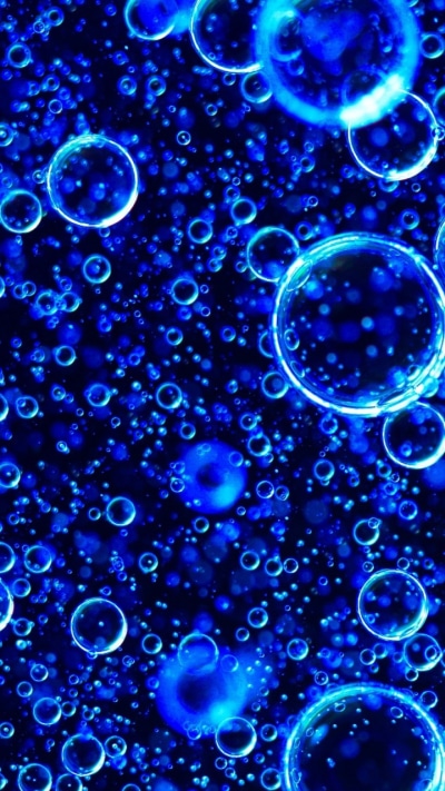 Abstract Bubble, Blue, 720x1280