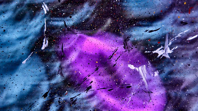 drops, stains, colored spots, abstraction, 4k