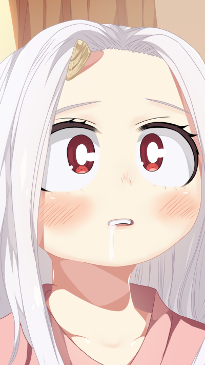 Anime My Hero Academia, Blush, Face, White Hair, Eri (My Hero Academia), Red Eyes, 720x1280
