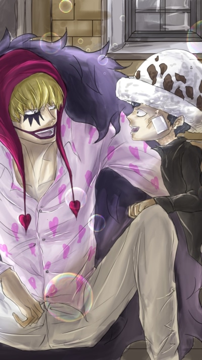 Anime One Piece, Donquixote Corazon, Donquixote Rosinante, 720x1280