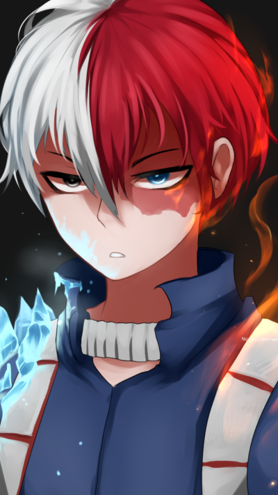 Anime My Hero Academia, Shoto Todoroki, 720x1280