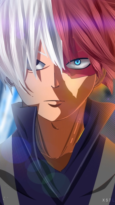 Anime My Hero Academia, Shoto Todoroki, 720x1280