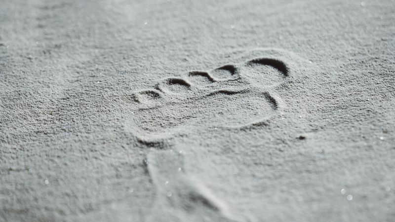 texture, sand, trace, imprint, 4k