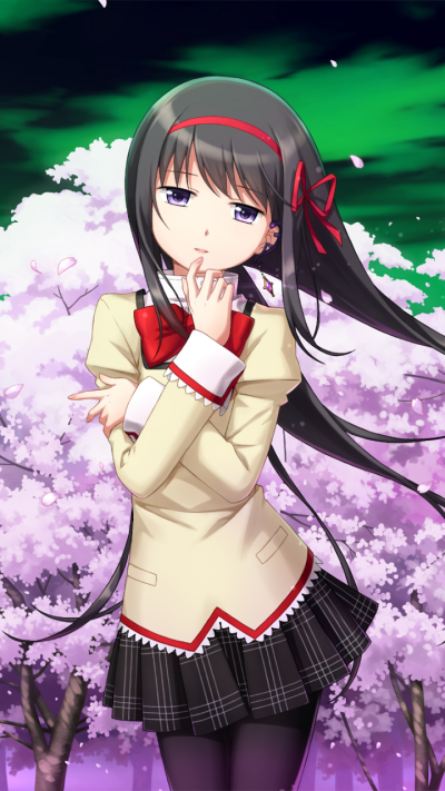 Anime Puella Magi Madoka Magica, Homura Akemi, 720x1280