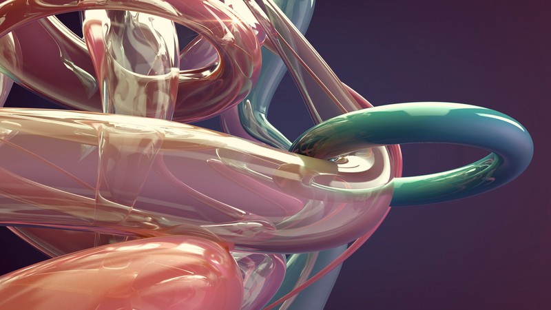 abstract, shape, 3D, 4K, 4k