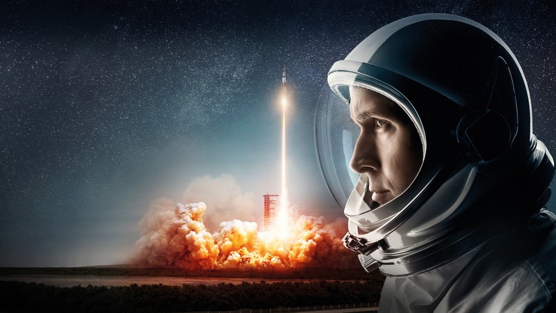First Man, Ryan Gosling, 4K