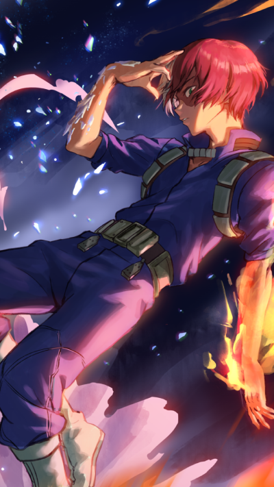 Anime My Hero Academia, Shoto Todoroki, 720x1280