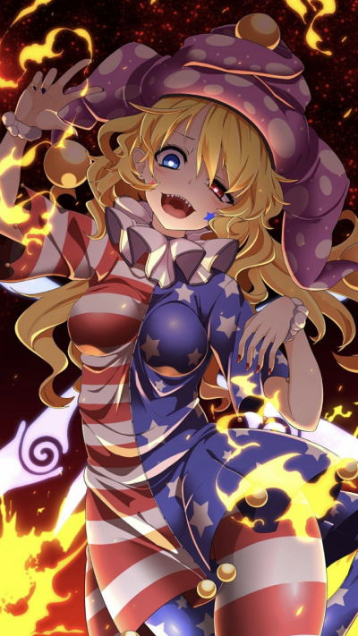 Anime Touhou, Clownpiece (Touhou), 720x1280