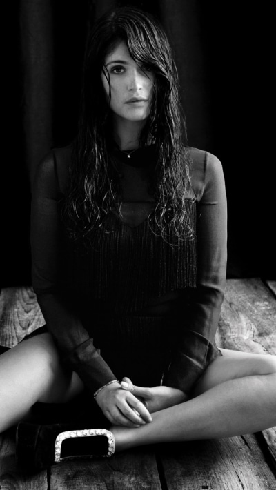 Celebrity Gemma Arterton, Black and White, Brunette, Actress, 720x1280