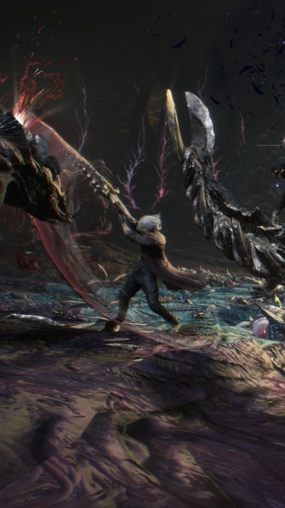 Video Game Devil May Cry 5, V (Devil May Cry), Dante (Devil May Cry), Nero (Devil May Cry), 720x1280