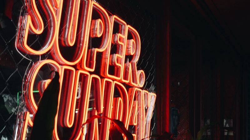 words, inscription, neon, 4k