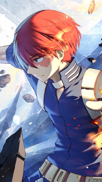Anime My Hero Academia, Shoto Todoroki, 720x1280