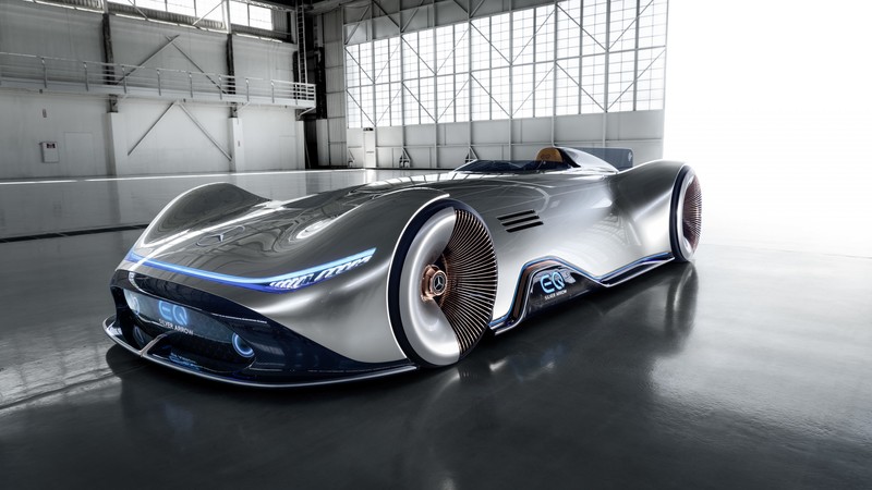 Mercedes-Benz Vision EQ Silver Arrow, electric cars, 2018 Cars, supercar, 4K