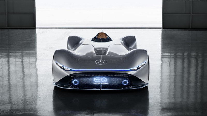 Mercedes-Benz Vision EQ Silver Arrow, electric cars, 2018 Cars, supercar, 4K