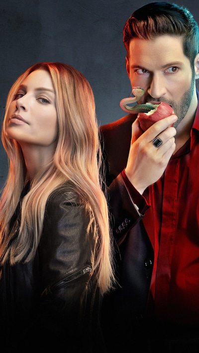 TV Show Lucifer, Lucifer (TV Show), Chloe Decker, Lauren German, Tom Ellis, 720x1280