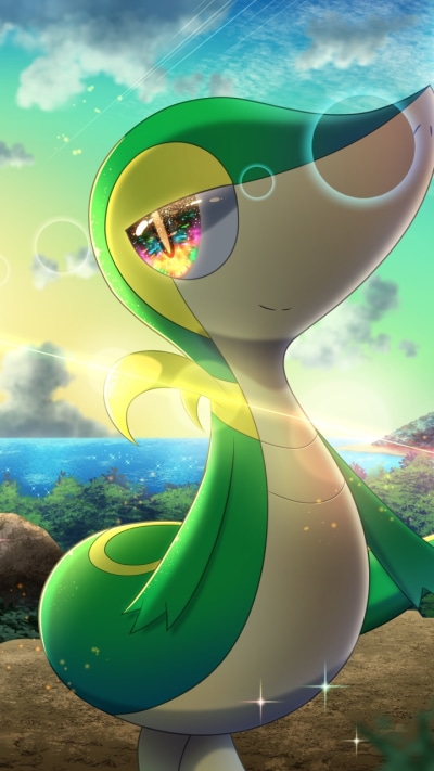 Anime Pokémon, Snivy (Pokemon), 720x1280