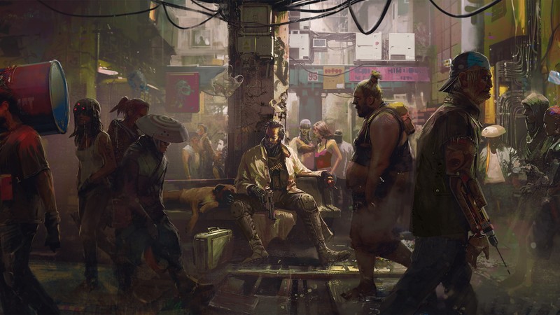 Cyberpunk 2077, Gamescom 2018, artwork, poster, 4K