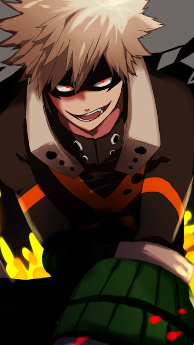 Anime My Hero Academia, Katsuki Bakugou, 720x1280
