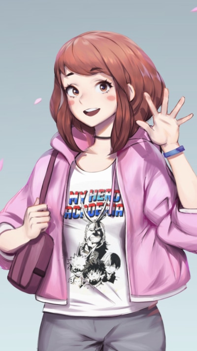 Anime My Hero Academia, Ochaco Uraraka, 720x1280