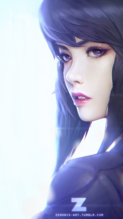 Anime Ghost In The Shell, Motoko Kusanagi, 720x1280