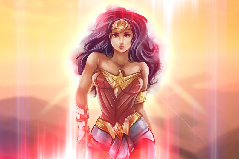 wonder woman, superheroes, artwork, artist, digital art, deviantart