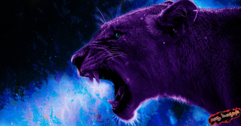 lion, animals, artist, artwork, digital art, hd, 4k, deviantart