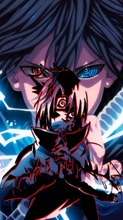 Anime Naruto, Sasuke Uchiha, 720x1280