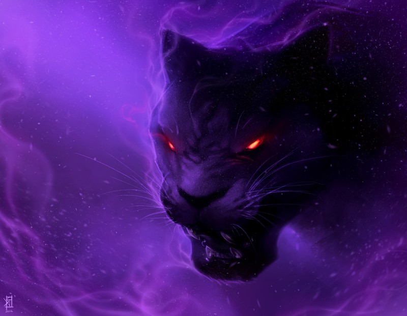 black panther, artist, artwork, digital art, illustration, hd, deviantart