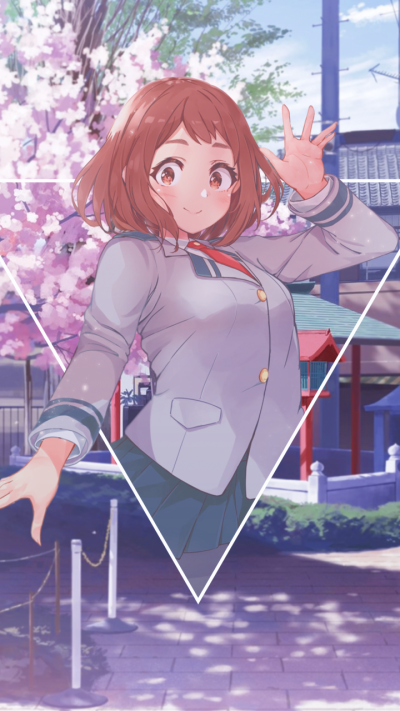 Anime My Hero Academia, Ochaco Uraraka, 720x1280