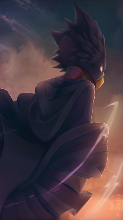 Anime My Hero Academia, Fumikage Tokoyami, 720x1280