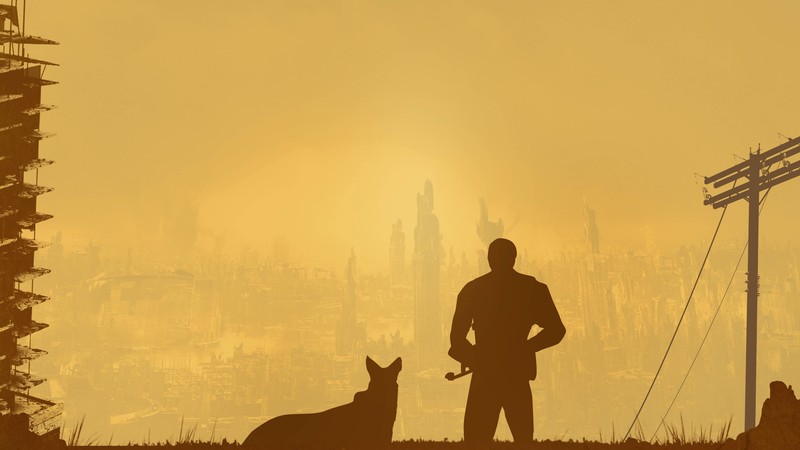 fallout 4, games, xbox games, ps4 games, pc games, 4k, hd, minimalism, minimalist