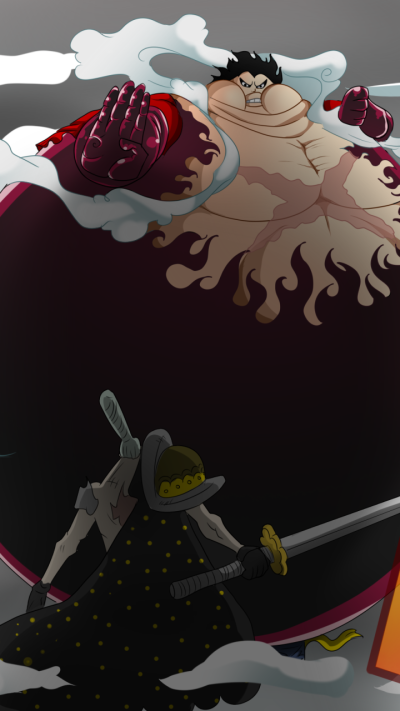Anime One Piece, Monkey D. Luffy, Charlotte Cracker, 720x1280