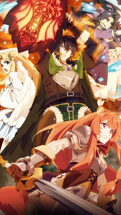 Anime The Rising of the Shield Hero, Melty Q Melromarc, Waves (The Rising Of The Shield Hero), Filo (The Rising Of The Shield Hero), Raphtalia (The Rising Of The Shield Hero), Naofumi Iwatani, 720x1280