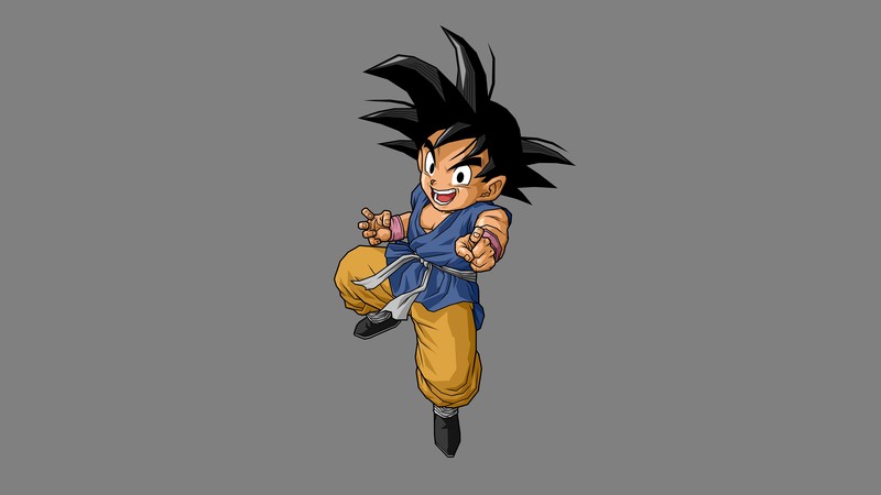 dragon ball, goku, anime, minimalism, hd, 4k, 5k